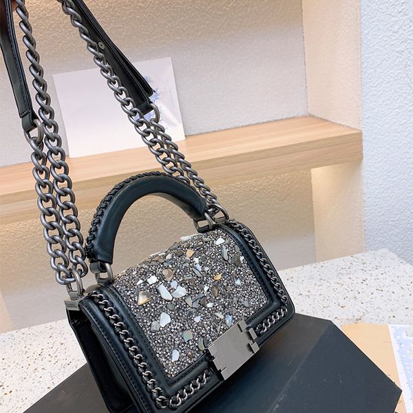 

designer bags women genuine leather handbags wallet luxury fashion chain woman shoulder bags crossbody handbag totes silver hardware full of