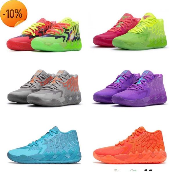 

new sports lamelo basketball shoes sneakers outdoor trainers ball mb.01 mens 3 balls be you ufo rock ridge red rick and morty queen city