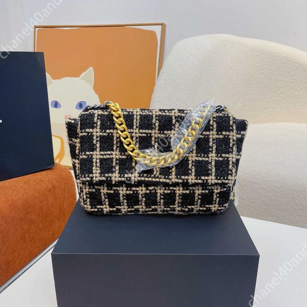 

luxury bag shoulder bags women designer bag lattice purse handbag thick chain all-match fashion clutch wallet handbags66