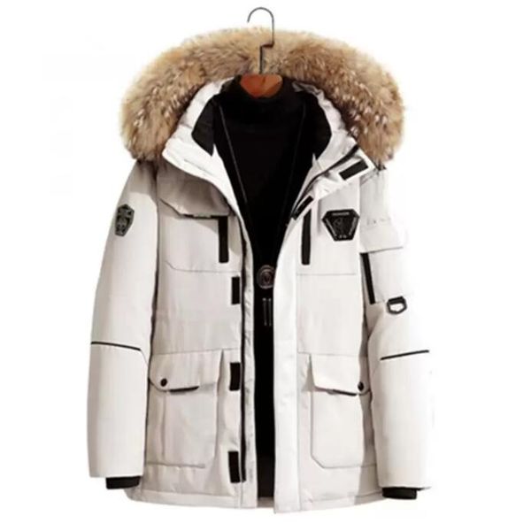 

2023 men winter jacket down canada coat downs jackets stand collar waterproof coats mens women windbreaker hoodie jacketes thickening, Black