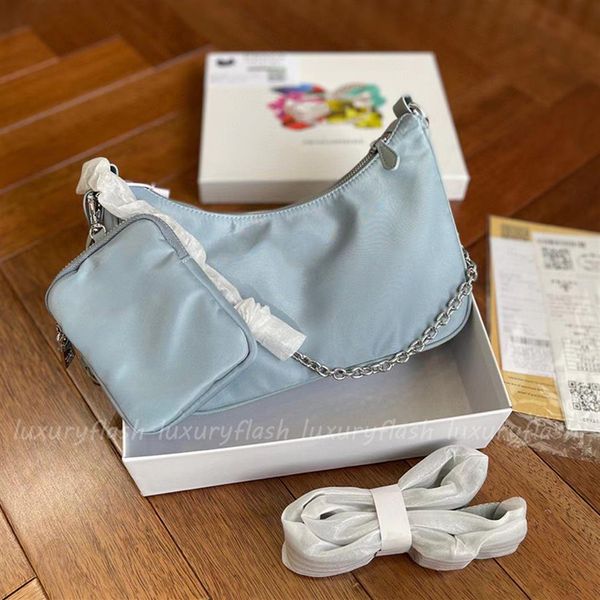 

designers women crossbody bag luxurys triangle brand wallet fashion nylon purses europe and america trend ladies hand307a