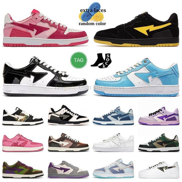 

pink leather casual running shoes flats sneakers for mens womens low sk8 unc black phantom white green pink aqua ladies loafers trainers