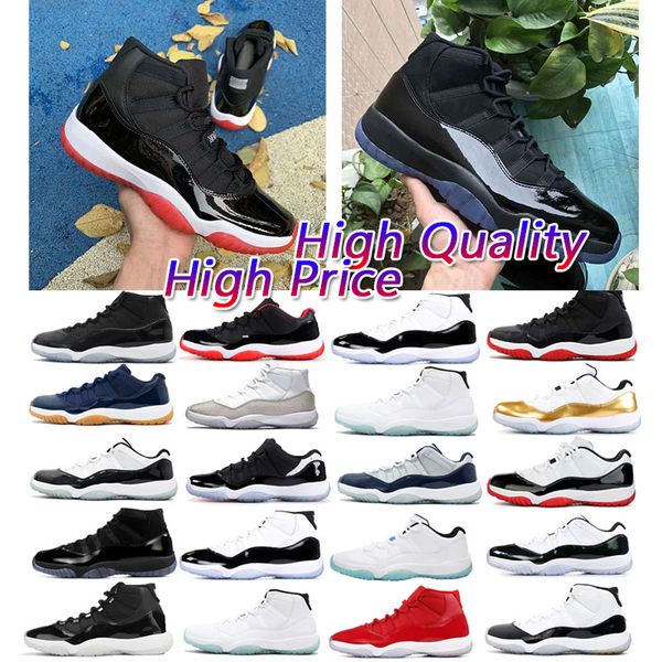 

2022 jubilee cool grey 11 men designer basketball shoes jordens fire red sneakers bred jorden s 11s low gamma platform legend university blu, Black