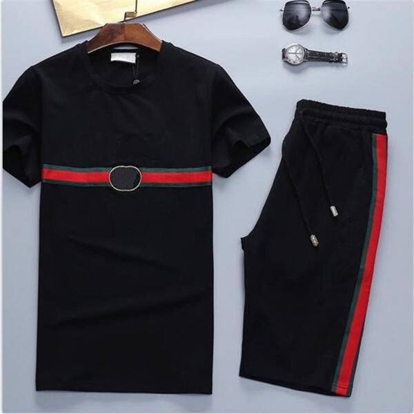 

delivery summer mens designers tracksuits jogging suit men tracksuit pullover running sweatshirt man short sleeve pants fashi289z, Gray