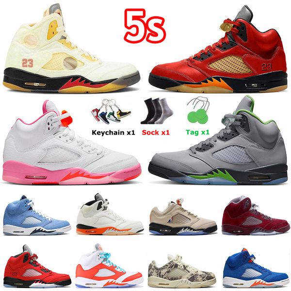 

mens 5s designer low psgs expression basketball shoes big size 47 jumpman 5 with socks off noir pinksicle unc aqua concord jade racer blue o