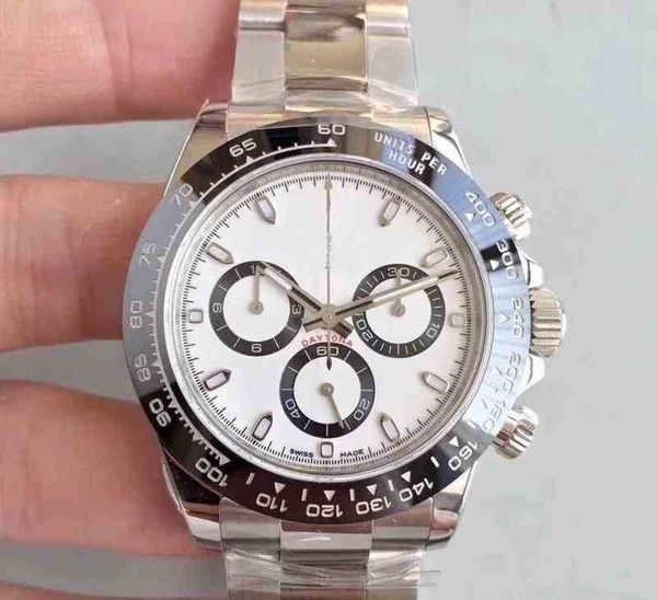 

chronograph fashion designer watches style movement mens watch automatic mechanical sapphire glass stainless steel solid clasp men watches m, Slivery;brown