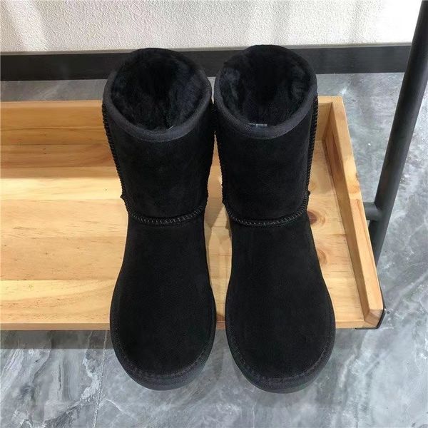 

fur boot ultra mattesuede australia boot ob44 winterboot wool blend comfort winter ankle booties, Black