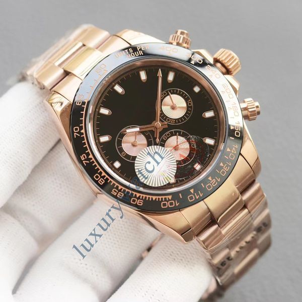 

rose gold watchs mens watch navitimer designer mechanical luxury watch size 41mm stainless steel band optional sapphire glass waterproof glo, Slivery;brown