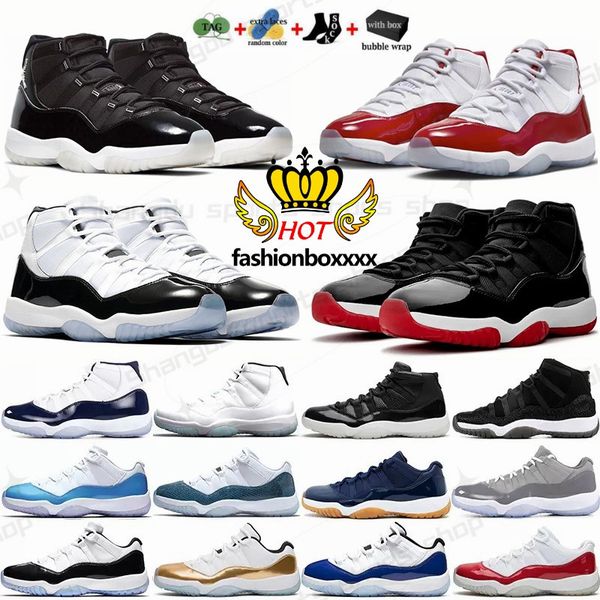 

jumpman 11 basketball shoes mens cool grey bred concord cherry win like 82 jubilee 25th anniversary unc heirss metallic silver 11s men women