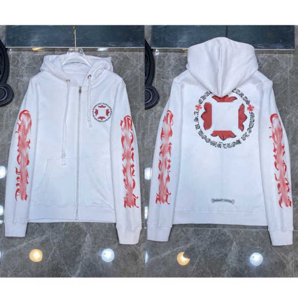 

luxury fashion men's sweatshirts designer classic hoodies zipper hooded sweater cross pullover sanskrit hoodie casual men women coat s, Black