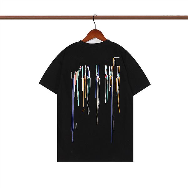 

23ss new fashion mens tshirt tees apparel man casual letter graphic print shirt luxury clothing street shorts sleeve clothes size m-3xl lni, White;black