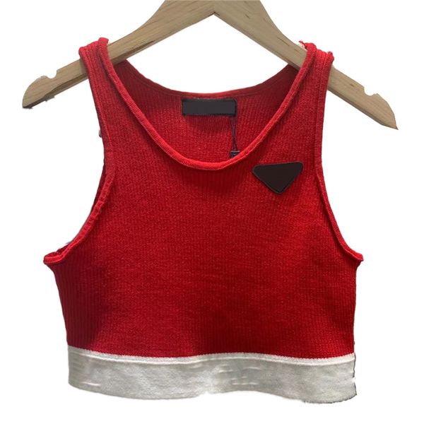 

cropped womens sweater vest knit sleeveless tank street style knitted camis