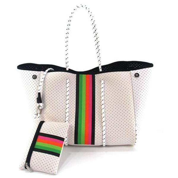 

evening bags luxury spring summer women shoulder bag large neoprene light handbags bolsas female travel beach holiday309s