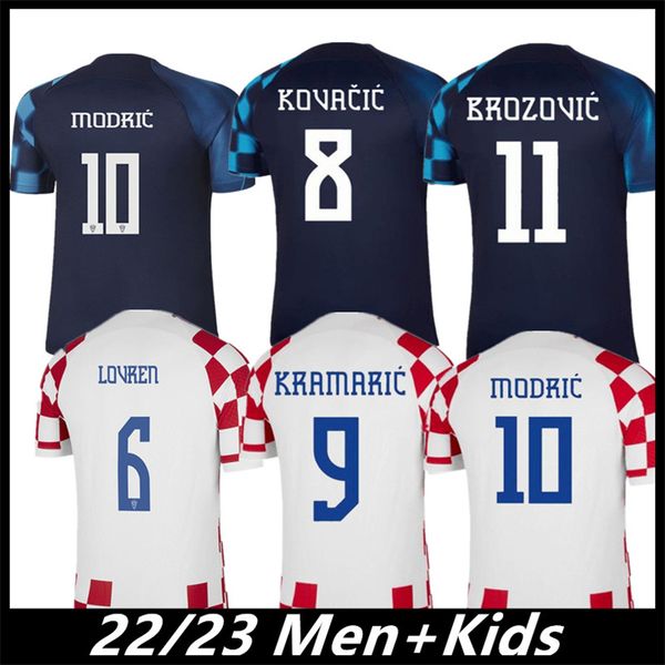 

croatia 22/23 new fans mens soccer jerseys perisic modric 2022 world cup pasalic brozovic player version lovren brekalo kovacic kramaric hom, Black