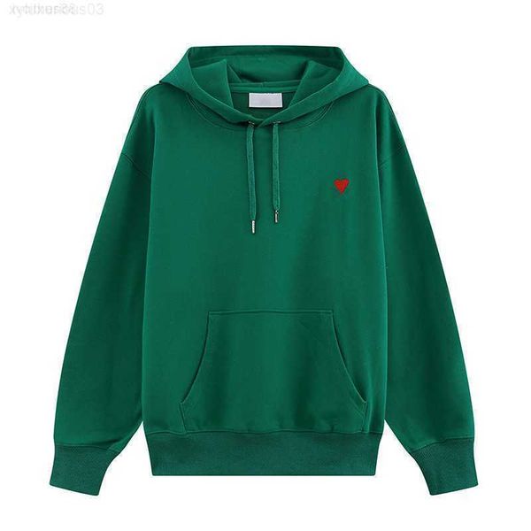 

paris designer mens de coeur skateboard sweatshirts long sleeve shirts hoodies women embroidery love printed letter thick coat, Black