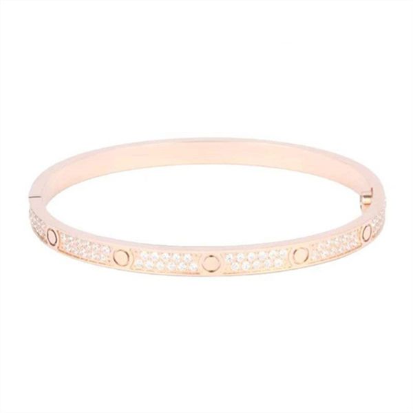 

friendship bangle fashion luxury rose gold color stainless steel bracelets designer bracelet personalized custom couple jewelry bohemian jew, Black