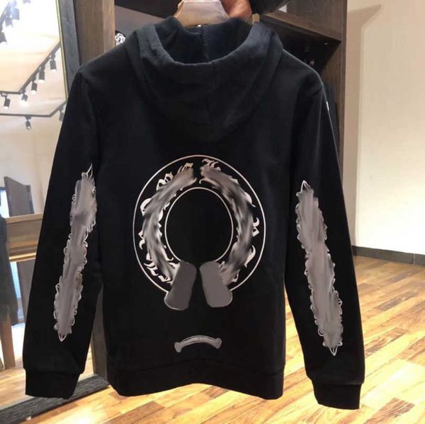 

luxury fashion mens sweatshirts designer women jackets hoodies sanskrit sweater zipper hooded cross pullover hoodie casual men coat sweatsh, Black;brown