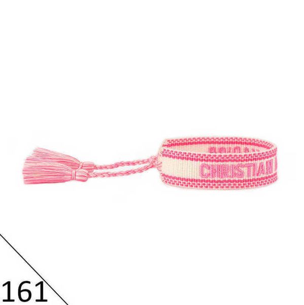 

luxury fashion women's bracelets d brand jewelry bangle designer handmade braided embroidered bracelet girl woven men's fabric tas, Golden;silver