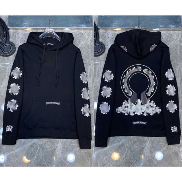 

mens luxury classic sweatshirts fashion designer women jackets hoodies zipper hooded sweater cross pullover sanskrit hoodie casual coat swe, Black;brown