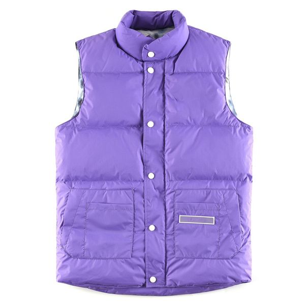 

down jacket vest warm winter jacket purple men and women thickened outdoor essential cold-proof clothing, Black;white
