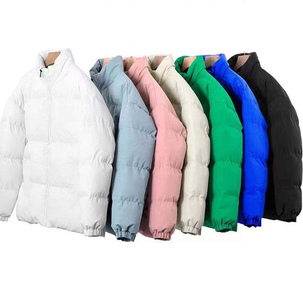 

21ss down cotton jacket men's and womens jackets parka coat winter outdoor fashion classic casual warm embroidery zippers, Black