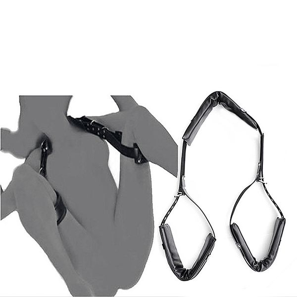 

costumes sm games erotic toys for couples forced spread legs handcuffs ankles slave binding exotic passion toys cosplay, Black