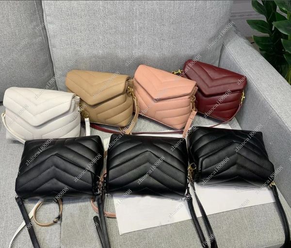 

handbags fashion women luxurys shoulder bags classical designer loulou y-shaped quilting chain bags female tote satchel purse pu leather wal