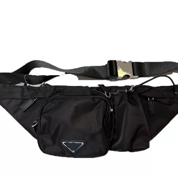 

sports waist pack running chest bag pouch purse nylon male female clutch wallet women bags black triangle purses