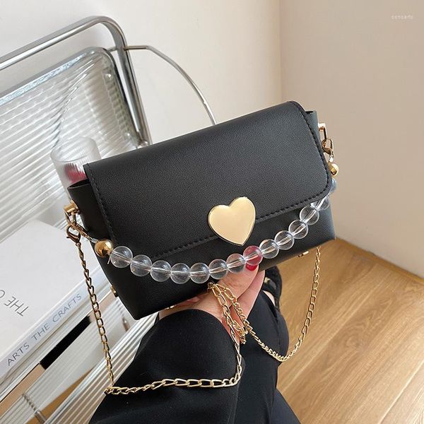 

evening bags small bag women's chain messenger love shoulder fashion casual square women