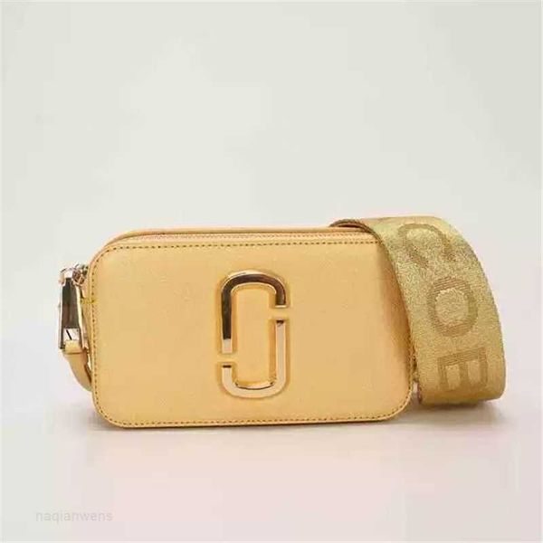 

designer bags high level marc's jacob handbag camera bag new mj gold small square wide shoulder belt single cross single shoulder leath