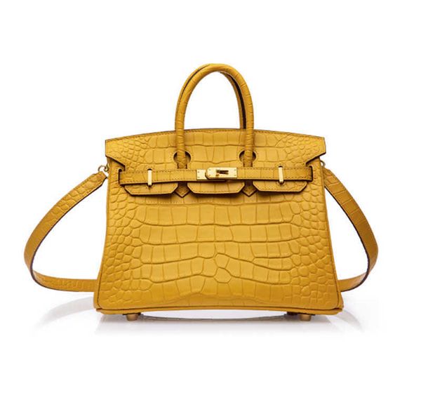 

evening luxury herme bags fashion handbags birkins crocodile leather women luxury lock classic fashion large capacity hand