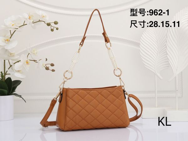 

luxury tote shoulder bag totes purse designer handbag message bags cluth brand crossbody pu leather #962 womens quilted double 28cm freahth