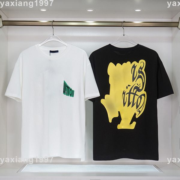 

23fw summer t shirt art hoodie painted shorts women men jacket skateboard high street designer shirt dresses island running middle pants jog, Black;brown