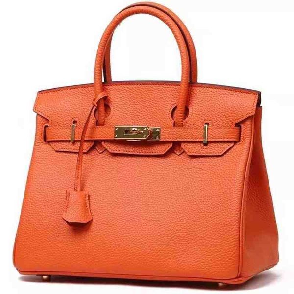 

designer handbags herme platinum fashion litchi pattern leather bag leather women's bag handbag shoulder cross carrier bag orignal qual