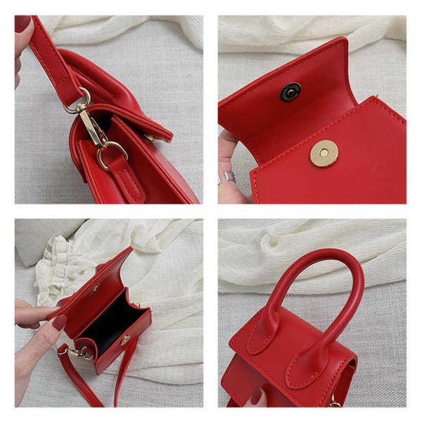 

handbags jac wallets messengers portable fashion bags que bag womens new niche design tote evening cosmetic clutch square genuine leather
