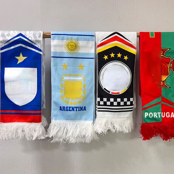 

national team scarves soccer decoration fans scarf wholesales, Blue;gray