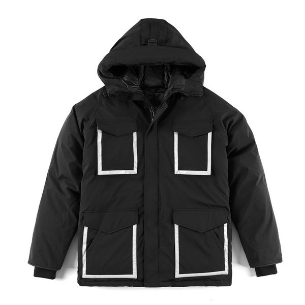 

2022men's and women's short down jacket winter warm jacket outdoor sportswear, Black