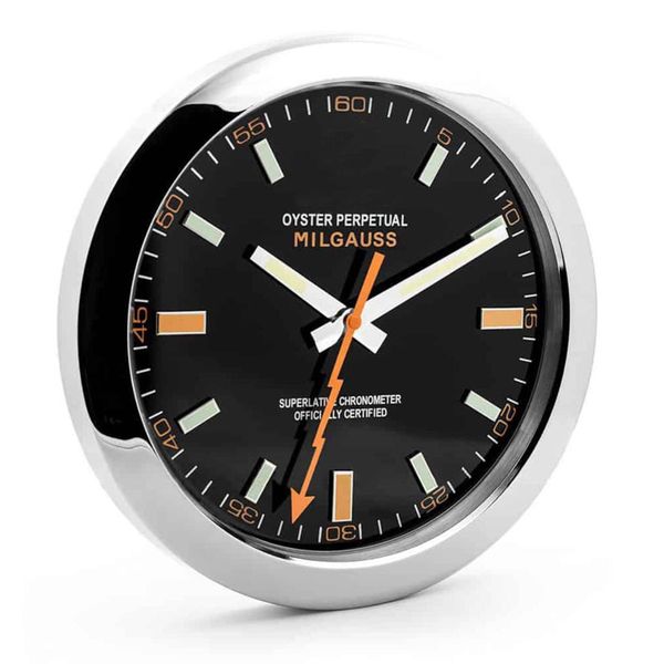 

luxury wall watch clock metal art large metal stainless steel calendar