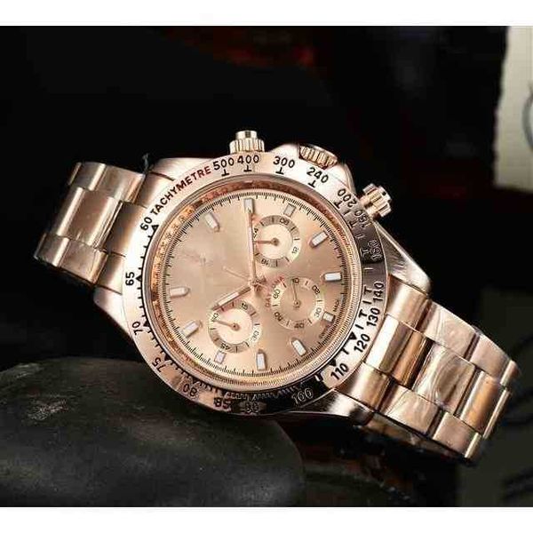 

chronograph watches wristwatch luxury designer commodity men's six needle second running business watch, Slivery;brown