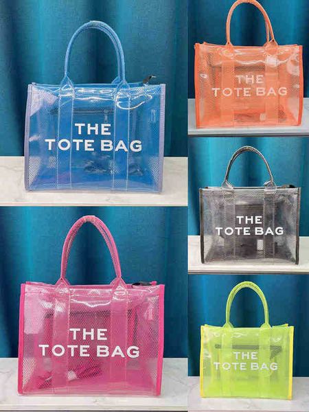 

fashion transparent large tote square bag designer clear pvc women handsquare bags luxury shoulder crossbody square bags summer beach jelly