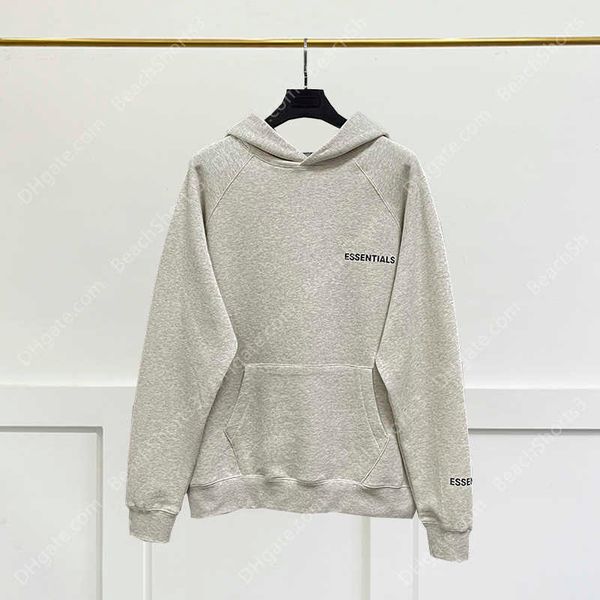 

f21 hoodeds men's essentials hoodies reflective letters printing sweatshirts oversized fashion streetwear hip hop sweatshirt, Black