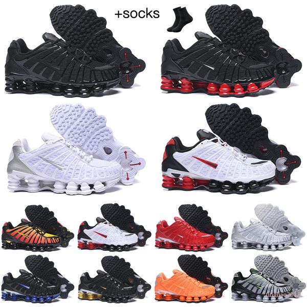 

shox tl r4 running shoes men women nz leven triple black white metallic pure platinum dark blue volt skepta grey blue mens trainers sports s