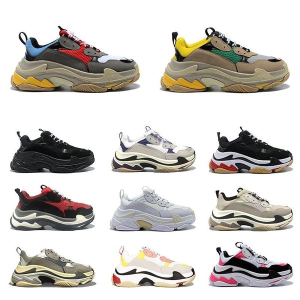 

boot classic triple s platform paris 17fw outdoor sneaker for men women black red white green casual dad shoes tennis incr balencaigaity doz