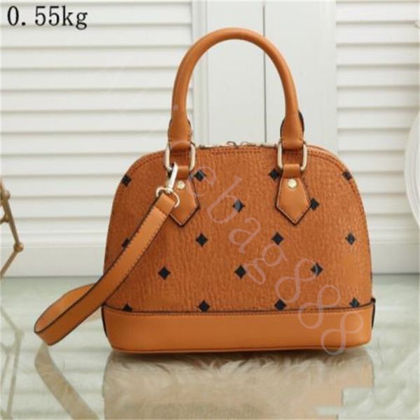 

luxurys designer shoulder bags soft leather shell bag letter print yellow color 25cm handbag