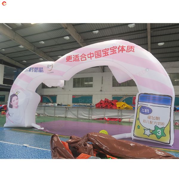 

outdoor activities inflatable rainbow arch for event decoration air blown party entrance gate