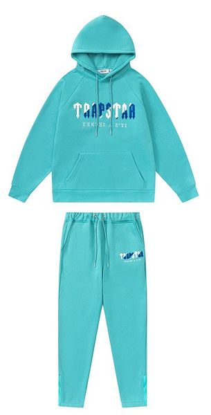 

tracksuits men's sportswear trapstar embroidery suits men sports hoodie jogging casual sweatpants for menmen's x4h2, Gray