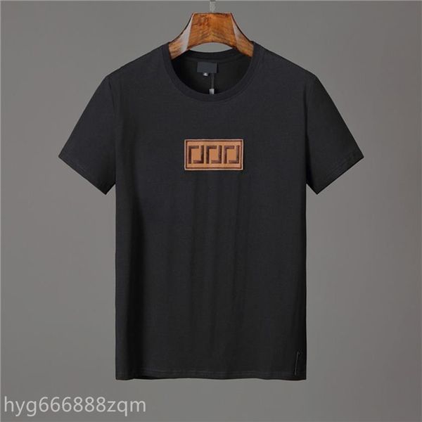 

2021 designer fashion t shirt men women couples casual short sleeve mens round neck tees 4 colors ff292o, White;black