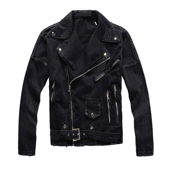 

fashion jacket men jacket long sleeve denim jackets spring autumn streetwear clothing couple geometric printed coat hip hop outerwear coats, Black;brown