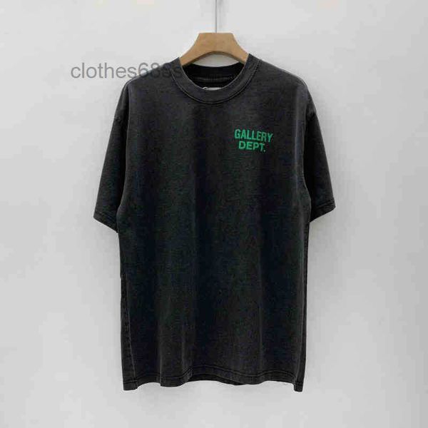 

t-shirt t shirts mens shirt 2022 designer galleres dept mens fashion hip hop high street gd casual loose print round neck short sleeve t-shi, White;black