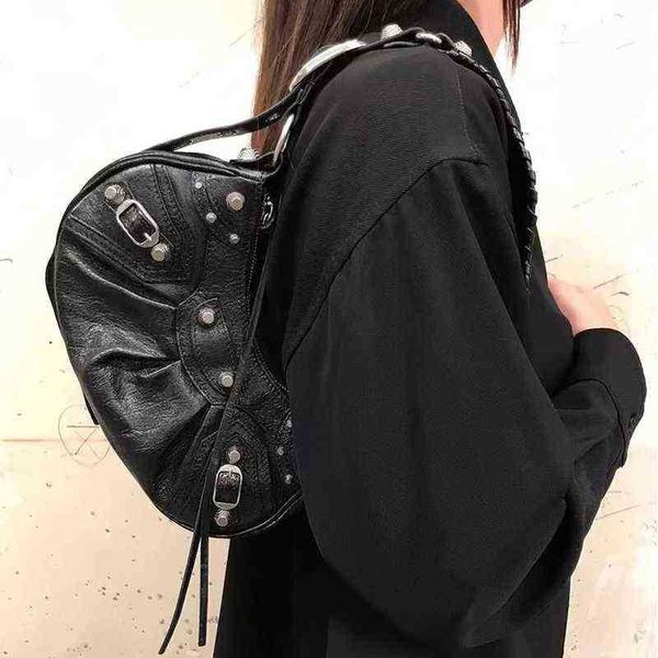 

designer luxury womens bag balencigas handbag b-shaped paris single shoulder messenger fashion square gift shoulder oblique span versatile h